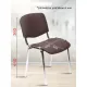 Стул БМФ Easy Chair Rio(ИЗО) хром, ткань коричневая C08