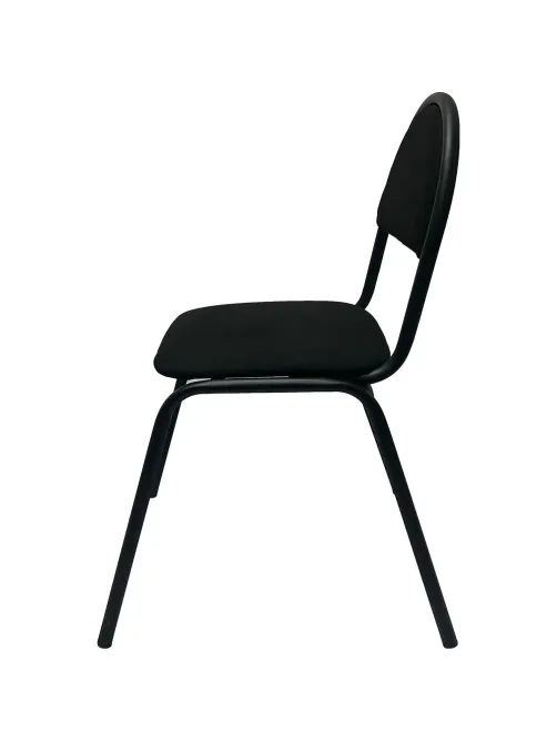 Стул КО_Echair РС01.00.00С Серна каркас черный, ткань черная 101