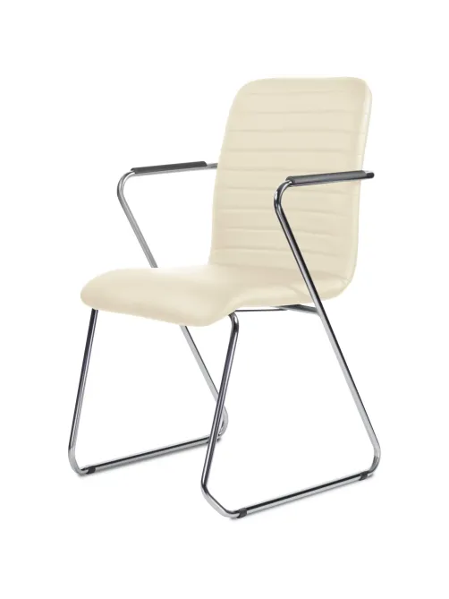 Стул БМФ Easy Chair Честер каркас хром кз бежевый
