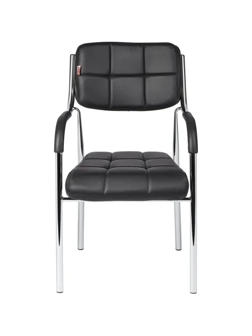 Стул BN_TQ_Стул Echair-805 VP кожзам черный, хром