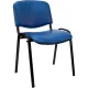 Стул UA_EChair Rio(ИЗО/ISO) черный, к/з синий  V-15