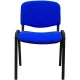 Стул UA_EChair Rio(ИЗО/ISO) чёрн, ткань синяя С-6