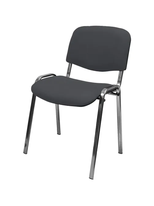 Стул КО_EChair Rio(ИЗО) РС01.00.10 ткань серая 103, каркас под хром