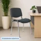 Стул БМФ Easy Chair Rio(ИЗО) хром, ткань серая С73