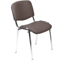 Стул БМФ Easy Chair Rio(ИЗО) хром, к/з коричневый Z10