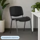 Стул UA_EChair Rio(ИЗО/ISO) черн, ткань черная С-11