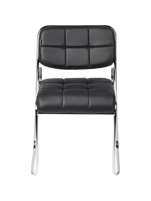 Стул BN_TQ_Стул Echair-803 VP к/з черный,без подл., хром