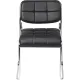 Стул BN_TQ_Стул Echair-803 VP к/з черный,без подл., хром