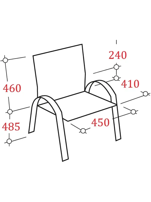 Стул БМФ Easy Chair Честер каркас хром кз бежевый