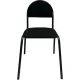 Стул КО_Echair РС01.00.00С Серна каркас черный, ткань черная 101