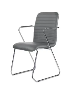 Стул БМФ Easy Chair Честер каркас хром кз серый