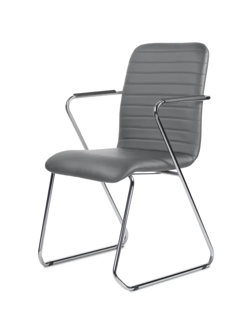 Стул БМФ Easy Chair Честер каркас хром кз серый
