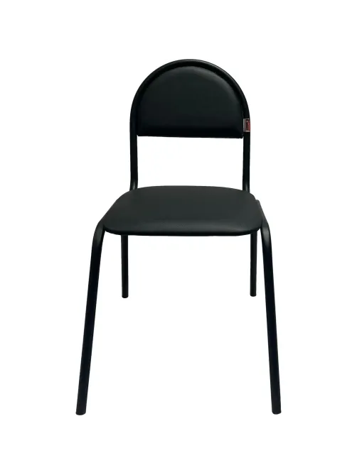 Стул КО_Echair РС01.00.00С Серна каркас черный, к/з черный 201