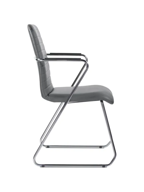 Стул БМФ Easy Chair Честер каркас хром кз серый