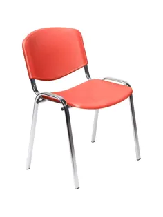 Стул БМФ Easy Chair Rio(ИЗО) хром, пластик красный