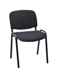 Стул FA_EChair Rio(ИЗО) черн, ткань черная С-11/ТК-1