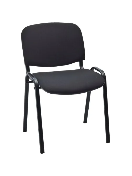 Стул FA_EChair Rio(ИЗО) черн, ткань черная С-11/ТК-1