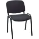 Стул FA_EChair Rio(ИЗО) черн, ткань черная С-11/ТК-1
