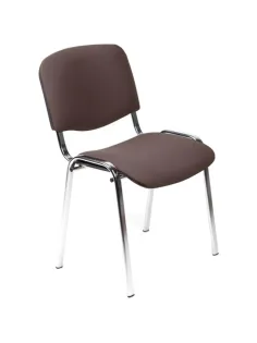 Стул БМФ Easy Chair Rio(ИЗО) хром, ткань коричневая C08