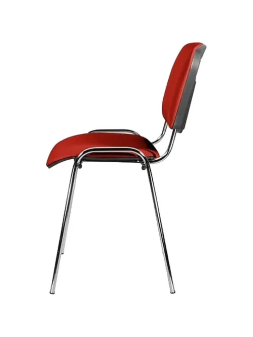Стул БМФ Easy Chair Rio(ИЗО) хром, к/з красный Z29