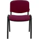 Стул UA_EChair Rio(ИЗО/ISO) черн, ткань бордовый С-29