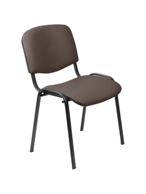 Стул БМФ Easy Chair Rio(ИЗО) чёрн, к/з коричневый Z10