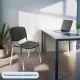 Стул БМФ Easy Chair Rio(ИЗО) хром, пластик черный