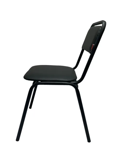 Стул КО_Echair РС01.00.42 каркас черный, к/з черный 201