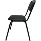 Стул КО_Echair РС01.00.42 каркас черный, к/з черный 201