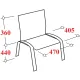 Стул БМФ Easy Chair Rio(ИЗО) черн, пластик красный