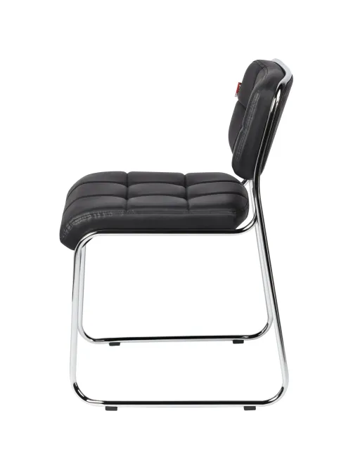 Стул BN_TQ_Стул Echair-803 VP к/з черный,без подл., хром