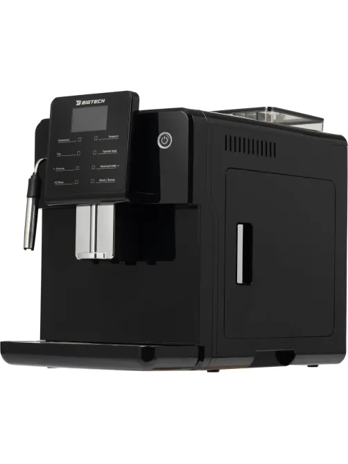 Кофемашина автоматическая BigTech EСM301B, 1,7литра, зерна 250 гр,черная