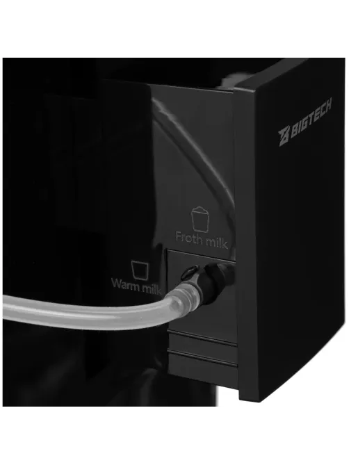 Кофемашина автоматическая BigTech KСМ305,с емк для м-ка,1,2л,зерн 250г,черн