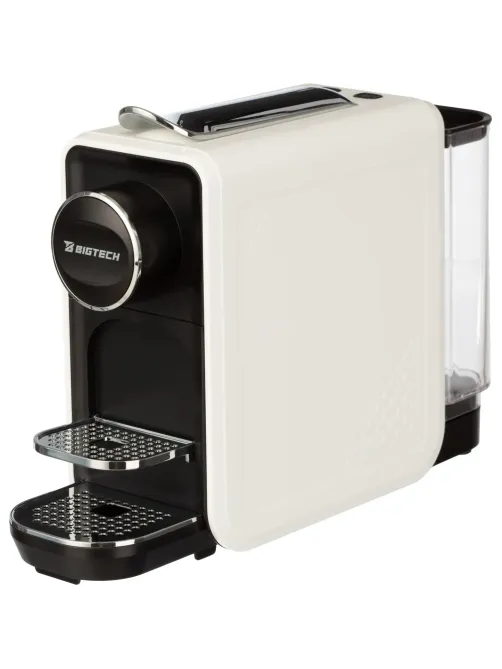 Кофемашина капсульная BigTech EСM302W, 0,7литра, 1400 Вт, белая