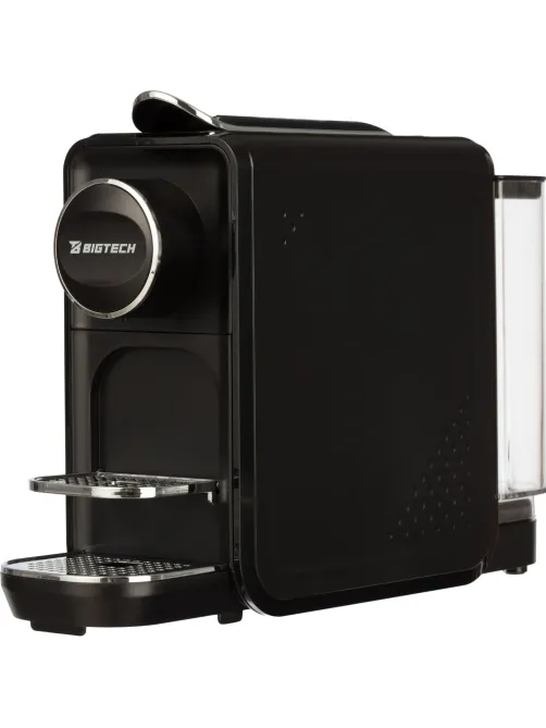 Кофемашина капсульная BigTech EСM303B, 0,7литра, 1400 Вт, черная