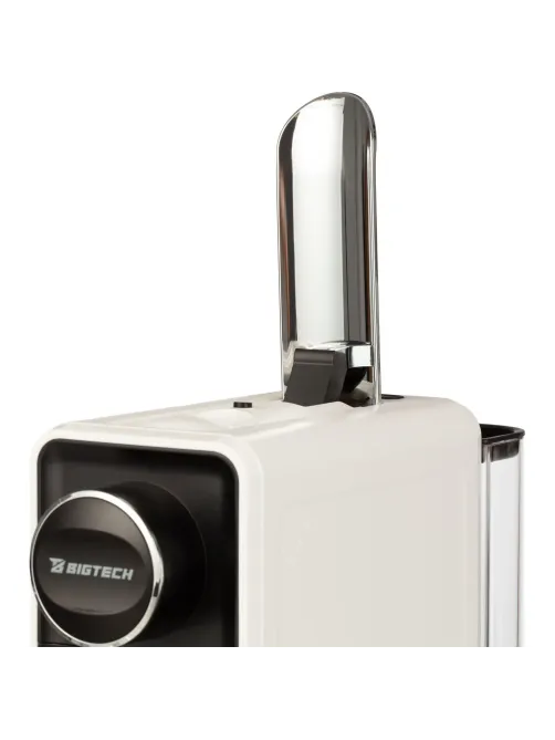 Кофемашина капсульная BigTech EСM302W, 0,7литра, 1400 Вт, белая