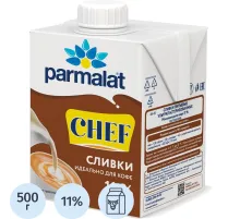 Сливки Parmalat ультрапастер. 11% 0,5л. т/пак