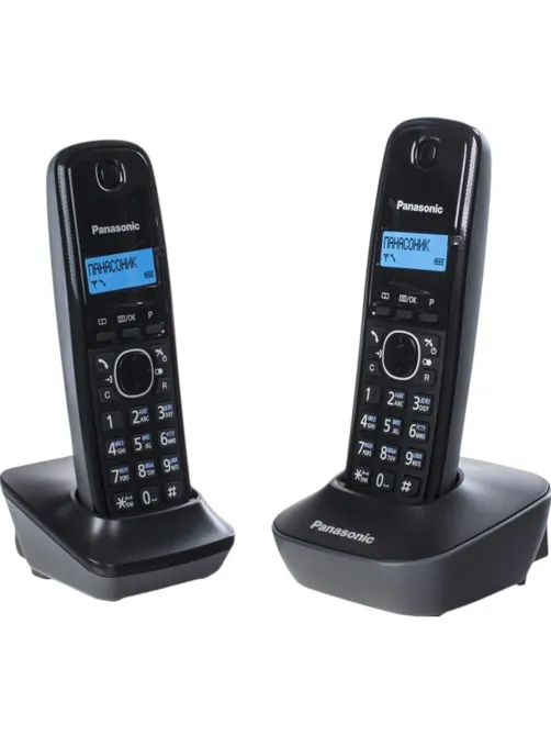 Радиотелефон Panasonic KX-TG1612RUH (серый)