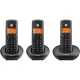 Радиотелефон Motorola DECT E203 (цвет Черный) (кмпл 3 трубки)