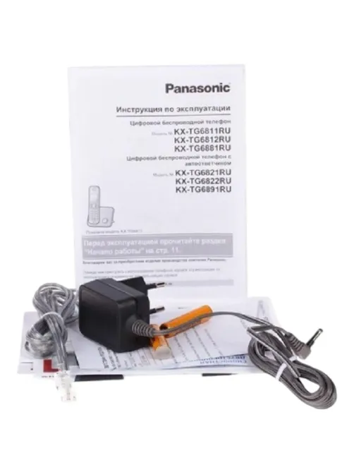 Радиотелефон Panasonic KX-TG6811RUB черный