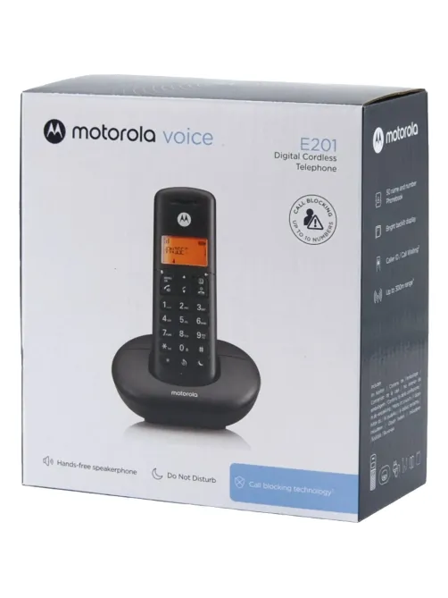 Радиотелефон DECT E201 (цвет Черный)