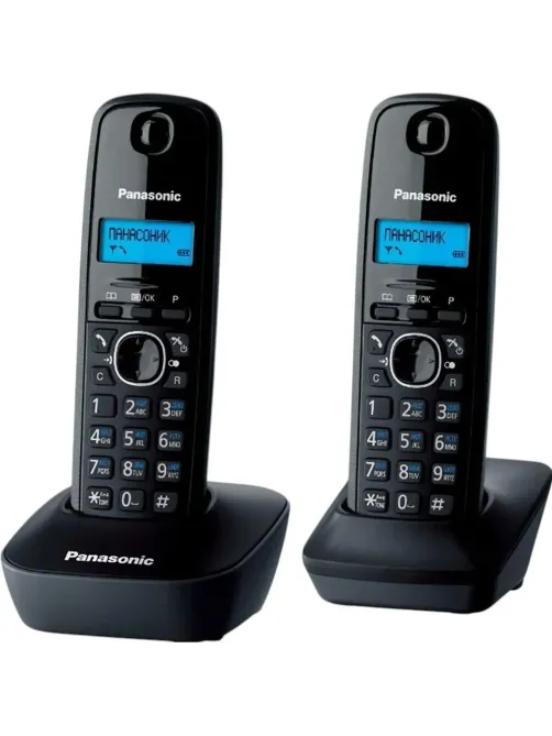Радиотелефон Panasonic KX-TG1612RUH (серый)