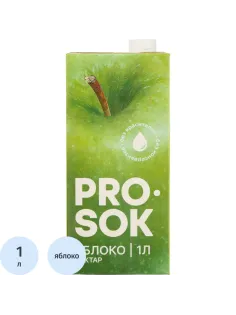 Нектар PRO SOK Яблоко, 1л