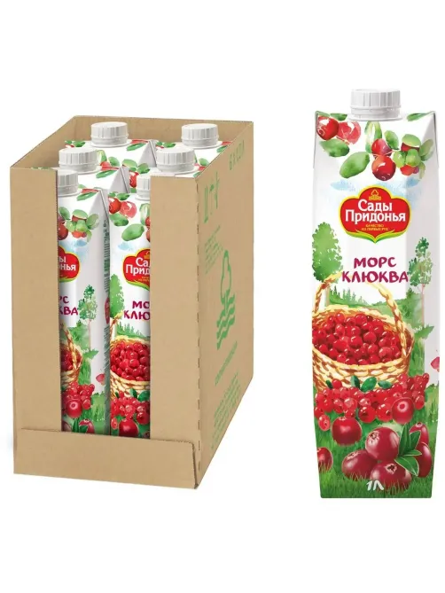 Морс Сады Придонья Клюква, 1л