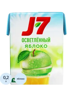 Сок J7 Яблоко, 0,2л