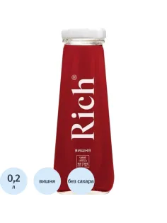 Нектар Rich Вишня, стекло 0,2л