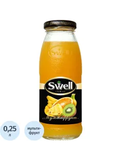 Нектар Swell Мультифрукт, стекло 0,25л