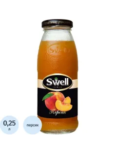 Нектар Swell Персик с мякотью, стекло 0,25л