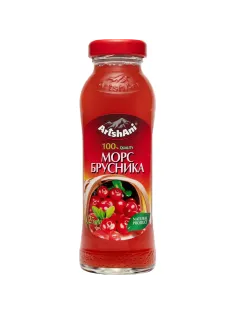 Морс Аршани Брусничный, стекло 0,25л