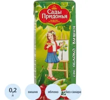 Сок Сады Придонья Яблоко-вишня, 0,2л